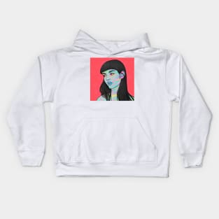 PSYCHODELIC GIRL Kids Hoodie